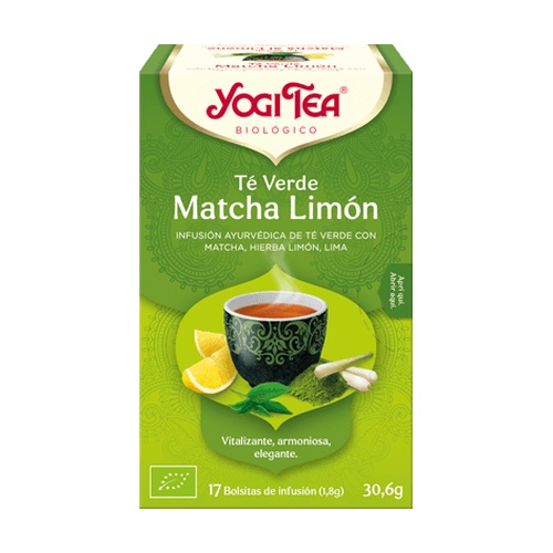 Imagen del producto Yogi Tea Te Verde Matcha Limon 17 filtros