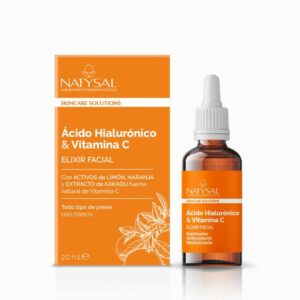 ELIXIR FACIAL ÁCIDO HIALURÓNICO Y VITAMINA C NATYSAL.